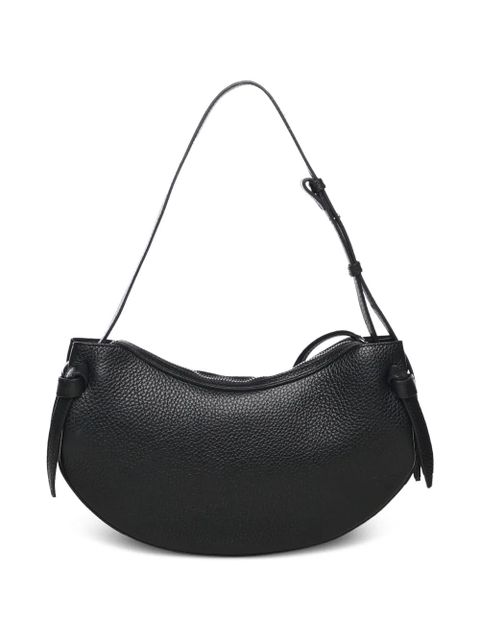 Yuzefi grain-leather shoulder bag - Black