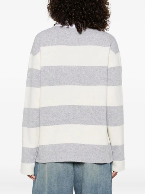 Moncler striped sweatshirt - Grey