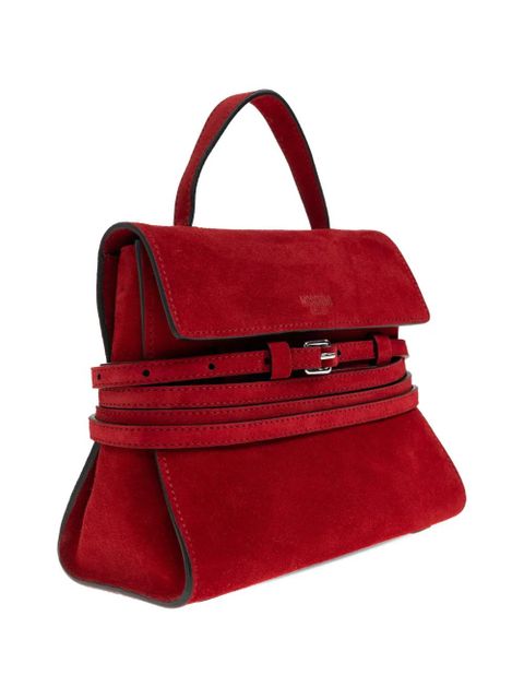 Moschino buckle-strap tote bag - Red