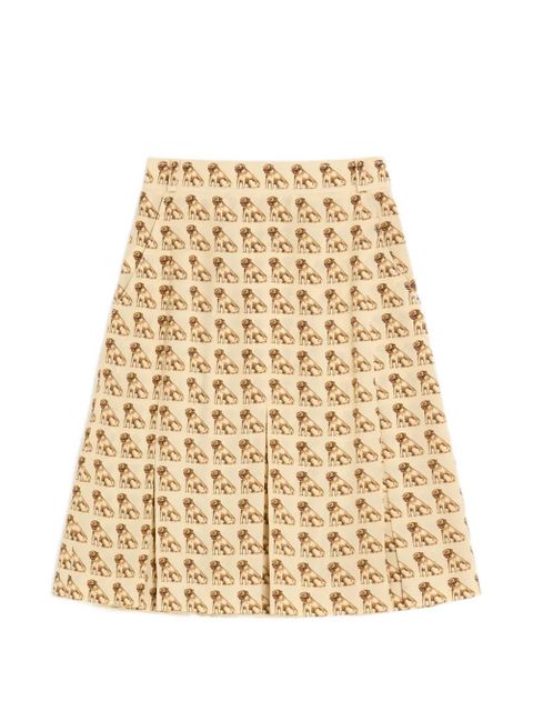 Valentino Garavani Petit Charles-print mini skirt - Neutrals - zdjęcie produktu nr 1