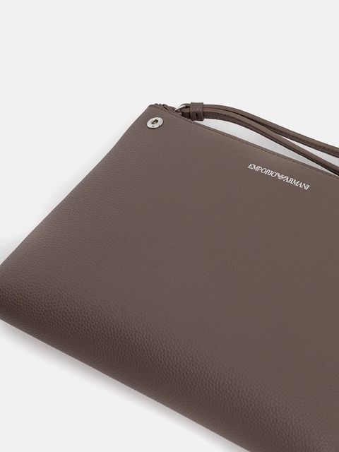 Emporio Armani torebka kolor brązowy EW000360 AF12036