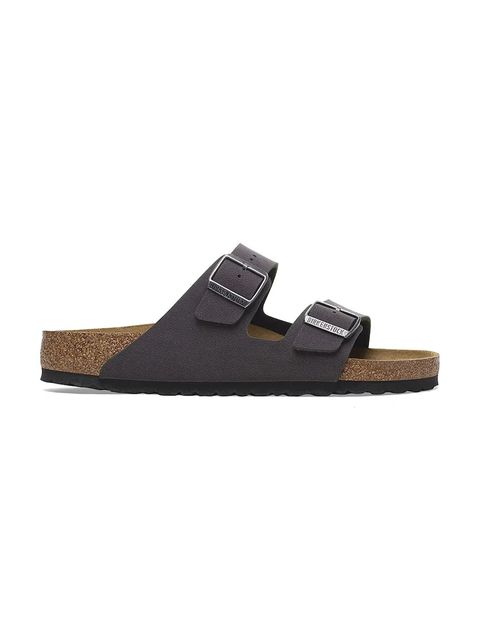 Birkenstock klapki Arizona Birkibuc kolor brązowy 1029134 - zdjęcie produktu nr 1