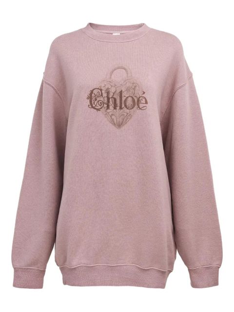 Chloé crew-neck sweatshirt - Pink - zdjęcie produktu nr 1