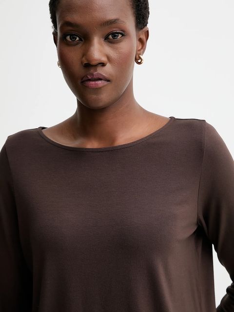 Marc O'Polo longsleeve kolor brązowy 511205252697 - zdjęcie produktu nr 2