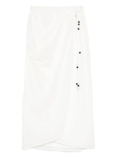 SIR. Azura midi skirt - White - zdjęcie produktu nr 1