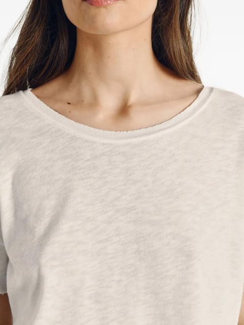 American Vintage Sonoma boat neck T-shirt - White