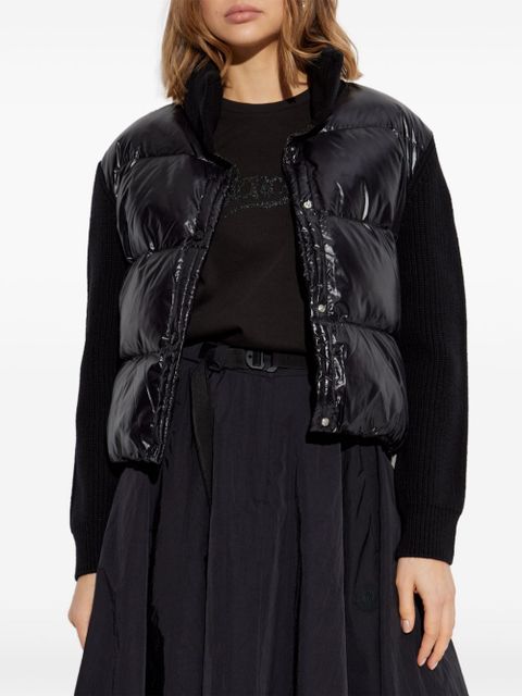 Moncler padded wool cardigan - Black - zdjęcie produktu nr 2