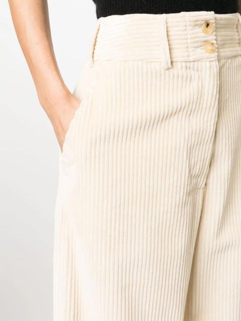 ETRO corduroy wide-leg trousers - Neutrals