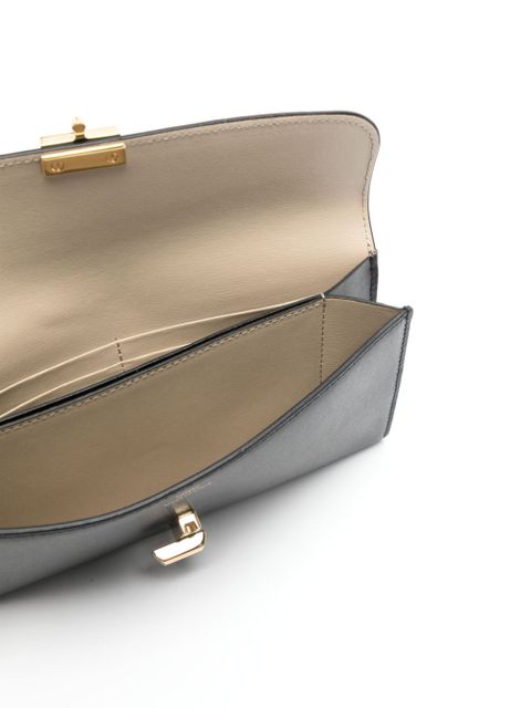 TOTEME T-lock leather wallet - Black