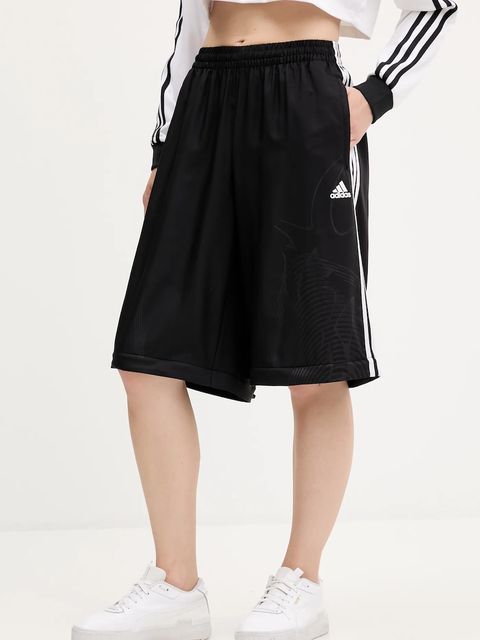 adidas Originals spodnie dresowe Oversized Trackpants damskie kolor czarny z aplikacją KE9783