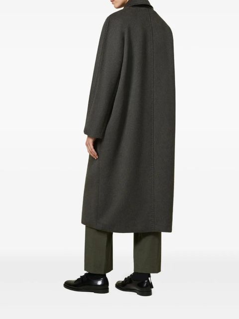 Max Mara Angus double-breasted flap-pocket coat - Grey - zdjęcie produktu nr 2