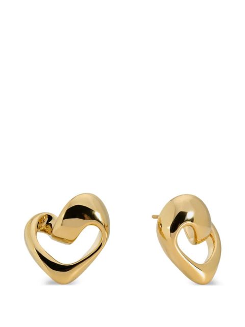 Monica Vinader Infinity heart stud earrings - Gold - zdjęcie produktu nr 1