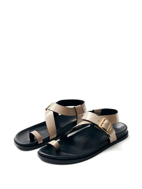 ALOHAS leather sandals - Neutrals - zdjęcie produktu nr 2