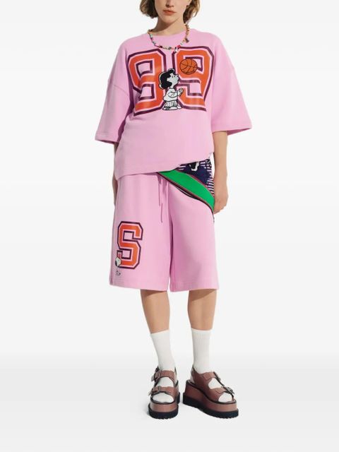 Essentiel Antwerp Peanuts™ Snoopy patch shorts - Pink - zdjęcie produktu nr 2