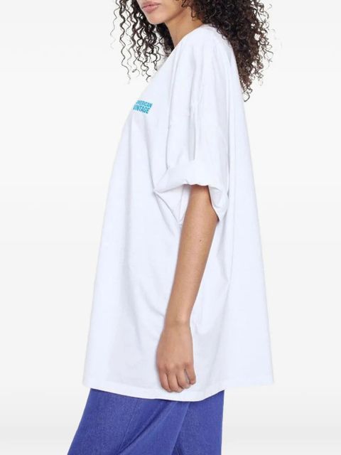 American Vintage logo-print Gixy T-shirt - White