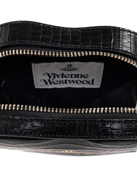 Vivienne Westwood heart-shaped cross body bag - Black