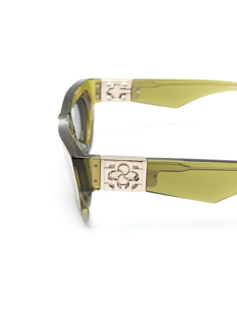 Burberry Eyewear transparent cat-eye sunglasses - Green - zdjęcie produktu nr 2