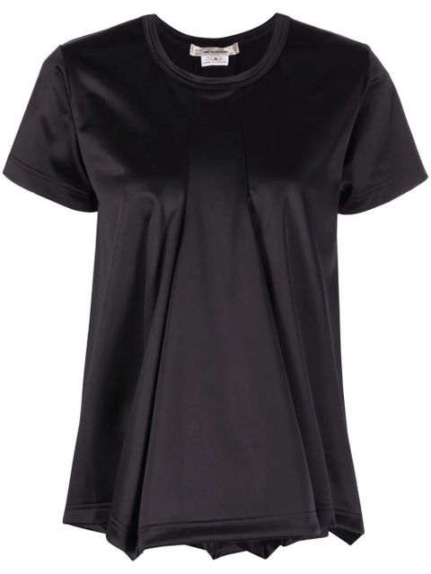 Comme Des Garçons draped detail T-shirt - Black - zdjęcie produktu nr 1