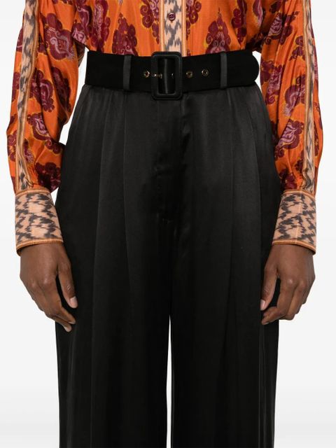 ZIMMERMANN Tuck trousers - BLACK