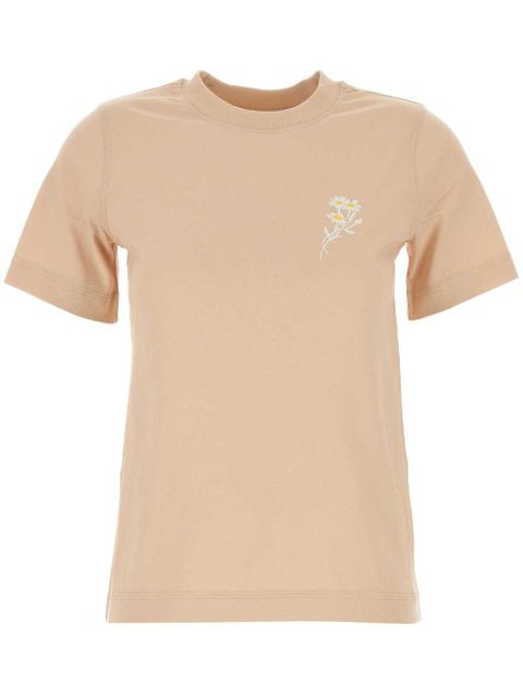 Burberry floral-print T-shirt - Orange - zdjęcie produktu nr 1