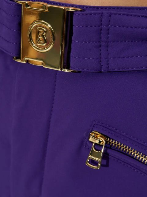 BOGNER Franzi belted zip ski pants - Purple