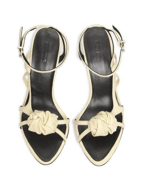ROTATE BIRGER CHRISTENSEN Knot leather sandals - Neutrals - zdjęcie produktu nr 2