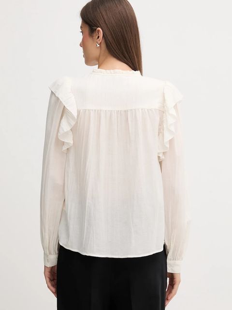 Pepe Jeans koszula damska kolor beżowy regular PL3051259