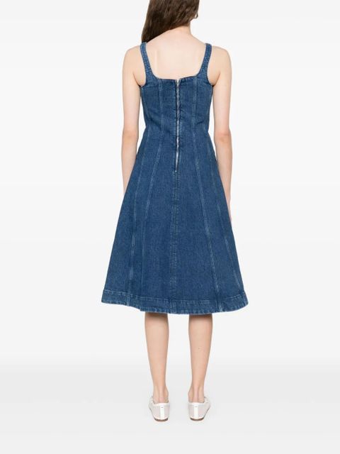 Maje babydoll denim maxi dress - Blue - zdjęcie produktu nr 2