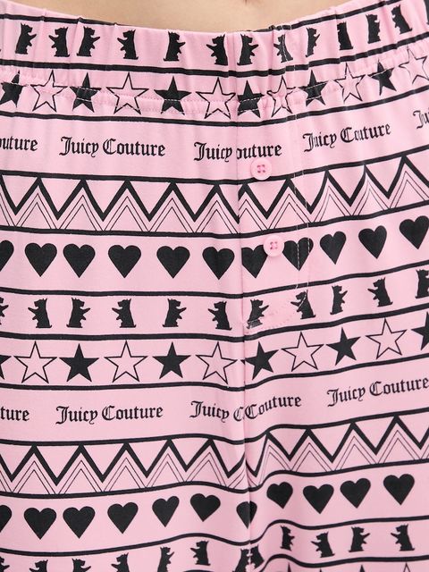 Juicy Couture piżama damska kolor czarny JCYPJ126851