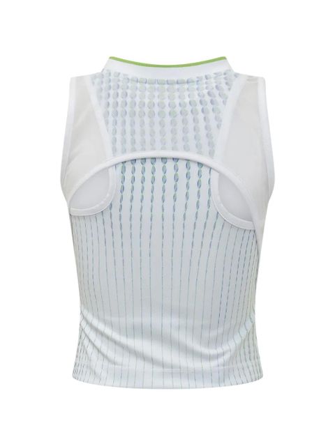 Casablanca half-zip tank top - White - zdjęcie produktu nr 2