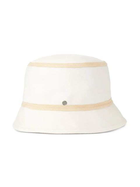 Maison Michel Axel reversible leather bucket hat - Neutrals
