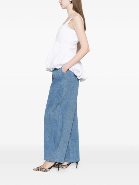 Rowen Rose high-waist carrot jeans - Blue - zdjęcie produktu nr 2