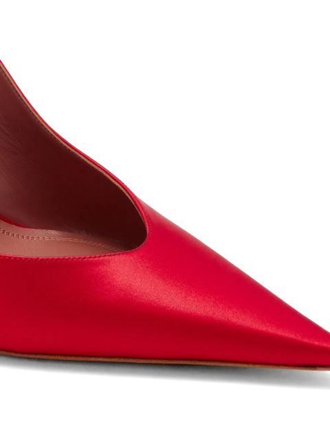 Amina Muaddi 105mm Anok heeled pumps - Red
