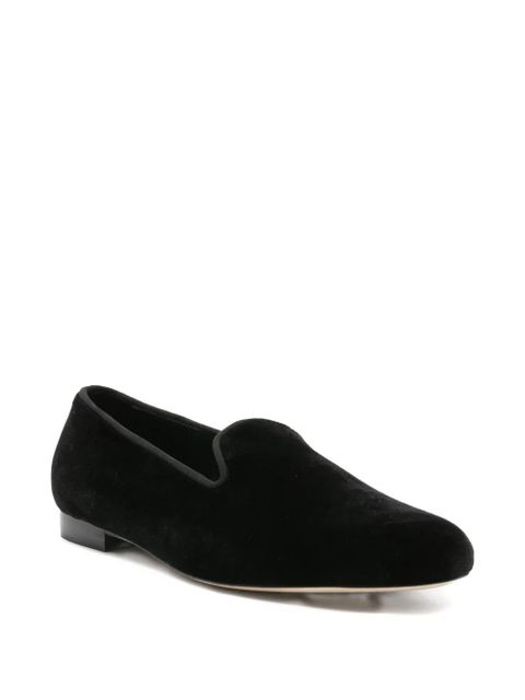 TOTEME pointed-toe loafers - Black