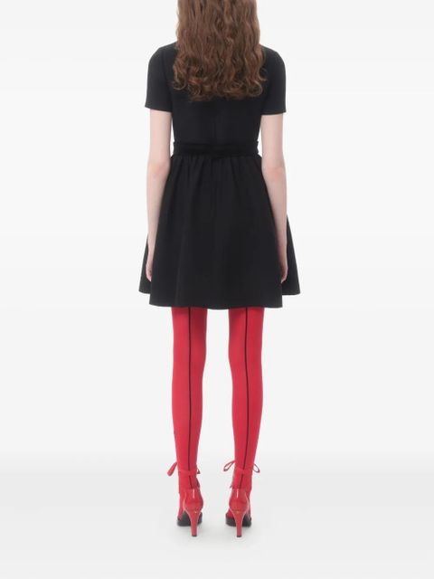 Valentino Garavani Crepe Couture bow-detail mini dress - Black