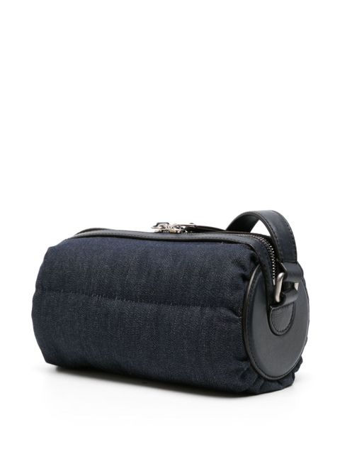 Moncler Keoni denim crossbody bag - Blue
