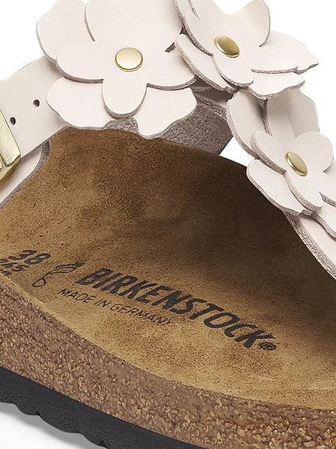 Birkenstock japonki skórzane Gizeh Flowers - zdjęcie produktu nr 2