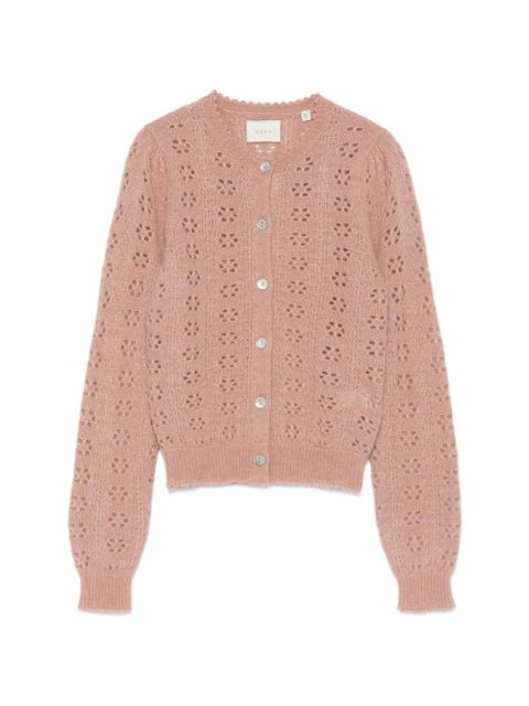 DÔEN Emory open-work knitted cardigan - Pink - zdjęcie produktu nr 2