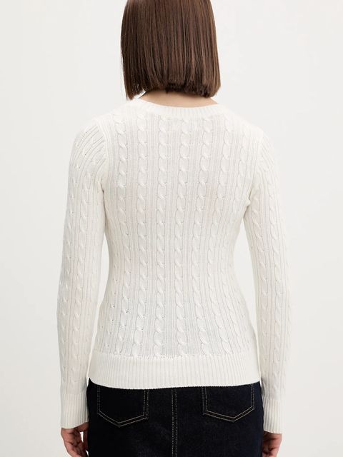 Hollister Co. sweter damski kolor beżowy lekki KI350-5305-101