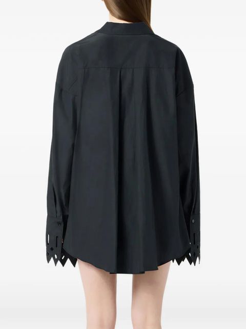 Blumarine patch-pocket shirt - Black