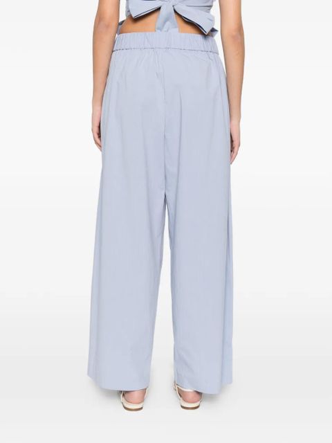 St. Agni relaxed wide-leg trousers - Blue