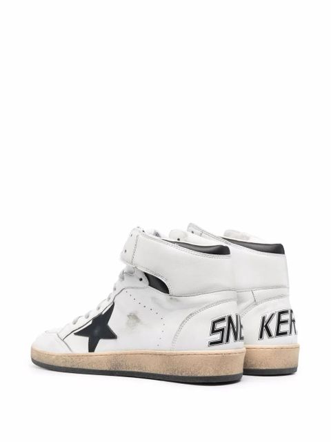 Golden Goose Sky-Star high-top lace-up sneakers - White