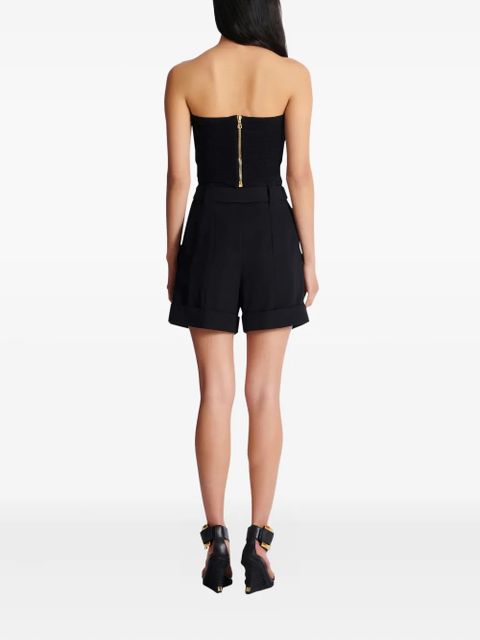 Balmain zip-fastening top - Black