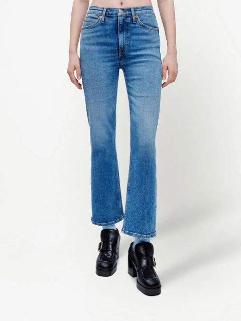 RE/DONE 70s cropped boot jeans - Blue