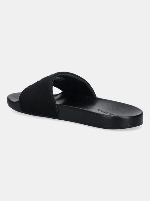 Calvin Klein Jeans klapki SLIDE MONOGRAM WN LOGO CK damskie kolor czarny YW0YW01967 - zdjęcie produktu nr 2