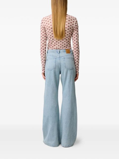 Claudie Pierlot pocket flared jeans - Blue