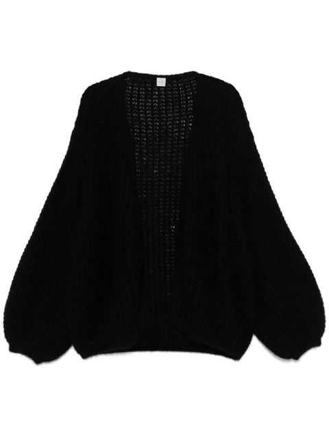 TOTEME puff-sleeve cardigan - Black - zdjęcie produktu nr 1