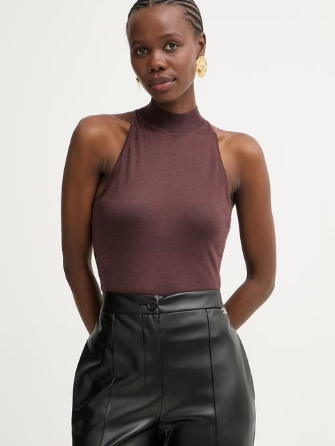 BOSS sweter damski z dodatkiem wełny Fargherita - zdjęcie produktu nr 2