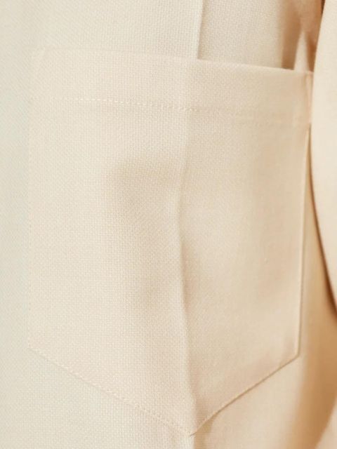 Victoria Beckham chest-pocket blouse - Neutrals