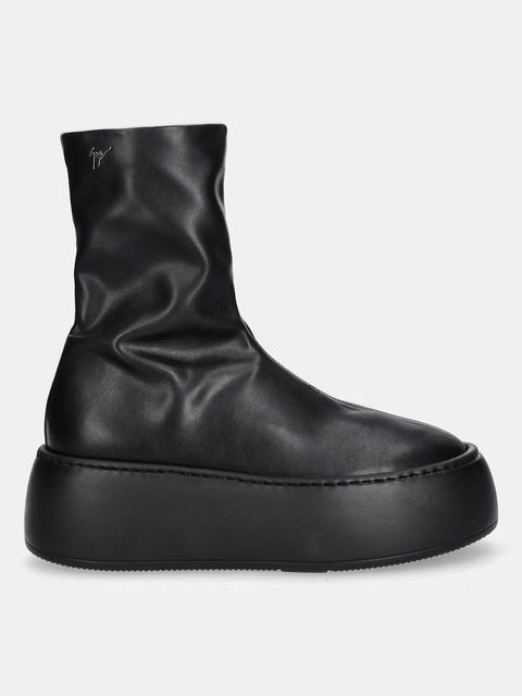 Giuseppe Zanotti botki Alma kolor czarny na platformie RW40036.002 - zdjęcie produktu nr 2